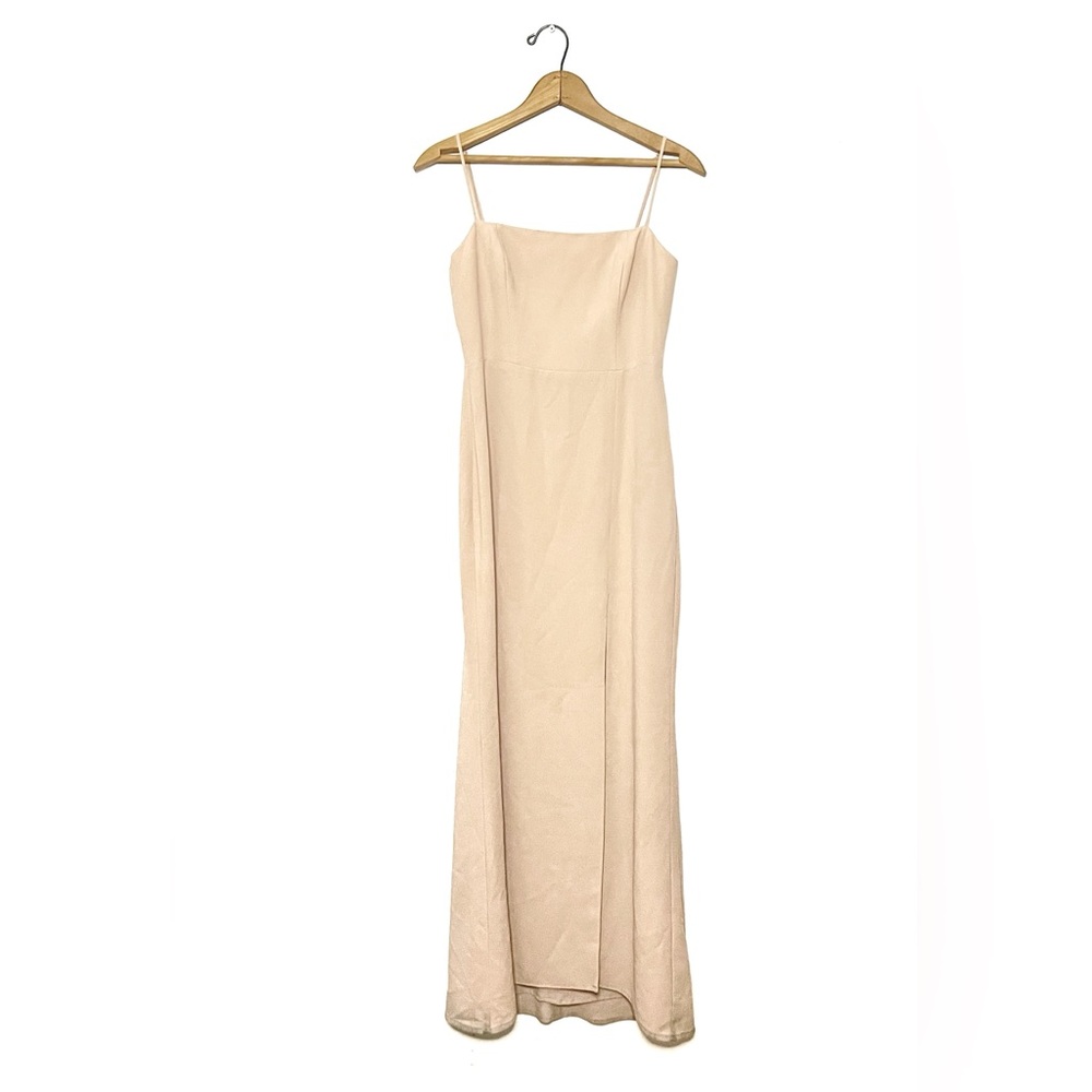 Park & Fifth | Nude Pink Maxi Gown
